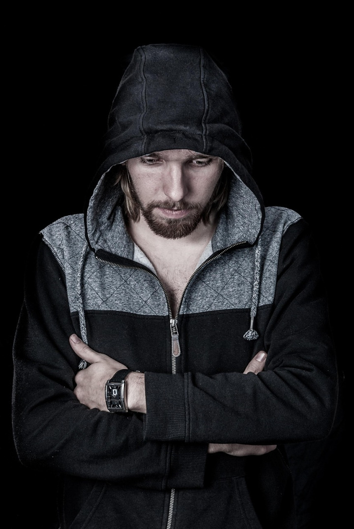 hoodie mockup black